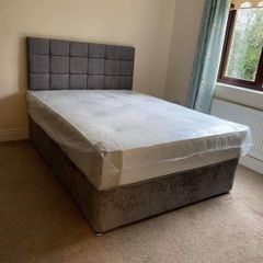 Double 4ft6 and small double 4ft bed with mattress