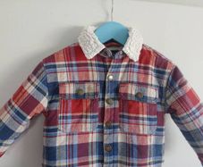 next boys lumberjack tartan coat