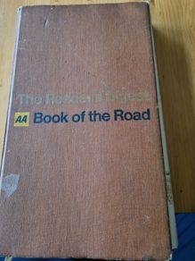 . AA Book Of The Road And 5 Maps. Vintage Large Volume Book.