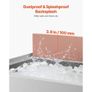Commercial Ice Bin, 61.6 L Underbar Ice Bin, 24 x 24.2 x 37 in Stainless Steel Ice Chest with Sliding Lid Image 6