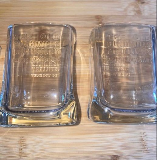 Bushmills whiskey Glasses brand new