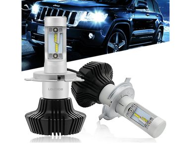 H4 LED Headlight Bulbs ,Loutsbe 9003 12V 8000LM