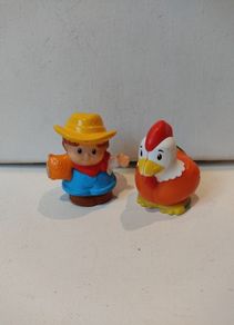 Fisher Price Little People Farmer Jed and Rooster