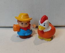 Fisher Price Little People Farmer Jed and Rooster
