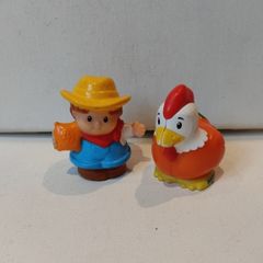 Fisher Price Little People Farmer Jed and Rooster
