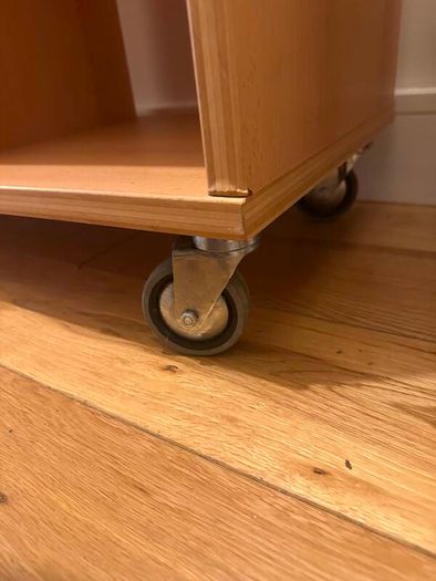 4x4 Cube Shelving Unit with Lockable Wheels