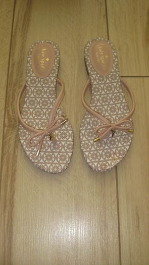 Kate Spade New York Mystic ladies sandals beige/mink/pink size uk 7.5/EU 40/US 9.5