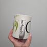 Starbucks City Mug Cyprus 2002 Collector Series Olive Branch Green White Image 6