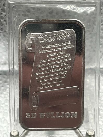 1oz Fine 999 Silver Bullion Liberty Bell Bar.