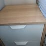 2 Drawer locker perfect condition Image 3