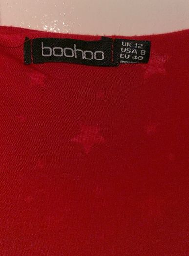 Boohoo starry dress size 12