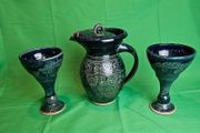 Fabulous Celtic Crafts Moycullen - Celtic Wine Set (Jug &amp; 2 Goblets)