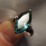 Faceted Fluorite Sterling Silver Ring Image 6