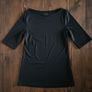 Camaieu Top Half Sleeve Black s. L Image 4