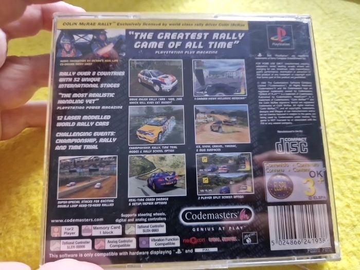 Colin McRay Rally PlayStation1 Ps1 PlayStation2 Ps2 games Original