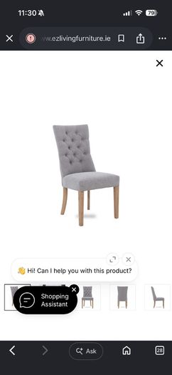 Dining chairs EZ living Furniture