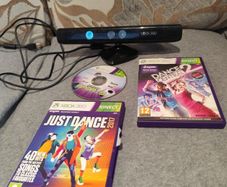 Xbox 360 Kinnect + 3 Games