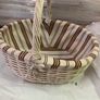 Large Stephen Pearce Wicker Basket With Handle Image 2