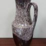 Fabulous Funky Retro Vintage Mid-Century Large One-Handled Fat Lava Vase, by SCHEURICH KERAMIK , Shape Number 407-35, Circa 1960s Image 2