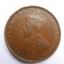 1922 King George V Australia One Penny Coin Image 2