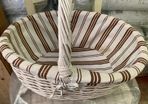 Large Stephen Pearce Wicker Basket With Handle