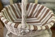 Large Stephen Pearce Wicker Basket With Handle