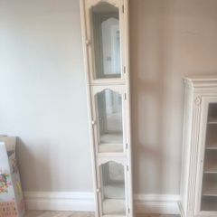 Tall antique display case