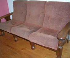 Classic 3 Piece vintage Dutch Oak Suite
