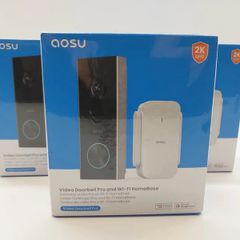 AOSU Video Doorbell PRO with 2K QHD Camera with HOMEBASE- - Brand New/Sealed