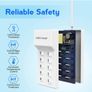 USB Charger Station, 10 Port USB Charger USB Hub Charger 40W Multi-port USB Fast Charging Station Image 3