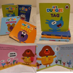 Hey Duggee Hardback Board Books X 4