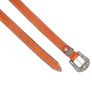 Unisex Premium Tan Genuine Leather Belt Vintage Engraved Silver Buckle Image 7