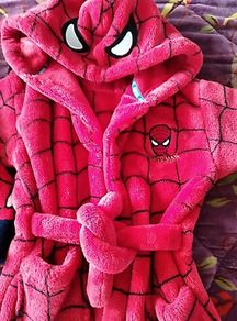 Spiderman dressing gowns 2 to 3 years