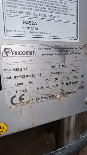 Frigomat kiss1 ice-cream machine (like new)