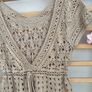 Crochet top/tunic /beachwear 100% cotton size large 12/14 Image 5