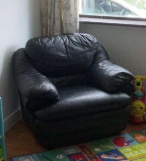 3 piece suite black leather