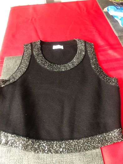 Ladies stunning two piece top S cardigan M