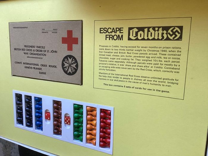 Escape from Colditz Vintage War Board Game by Parker Complete