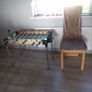 ambassador football and air hockey table like new with box Image 9