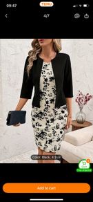 ladies dress and jacket