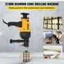 2180w 160mm Hand Held Wet/Drill Drilling Machine Image 2