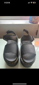 Dr Martin's Black Sandal