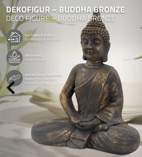 Sitting Buddha Figurine,  40x24x48