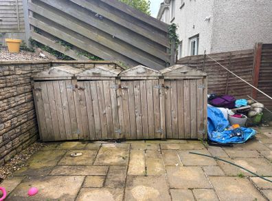 bin storage free to take away