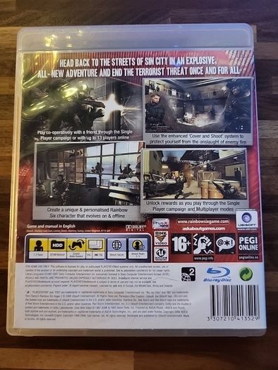 PS3 Tom Clancy's Rainbow Six Vegas 2 PlayStation Game