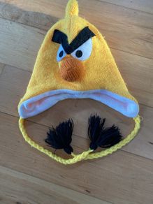 Angry Birds knitted winter hats for kids fleece lined