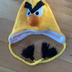 Angry Birds knitted winter hats for kids fleece lined