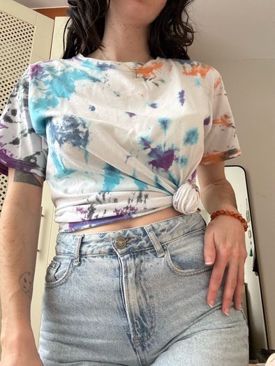 Vintage tie and dye tee shirt