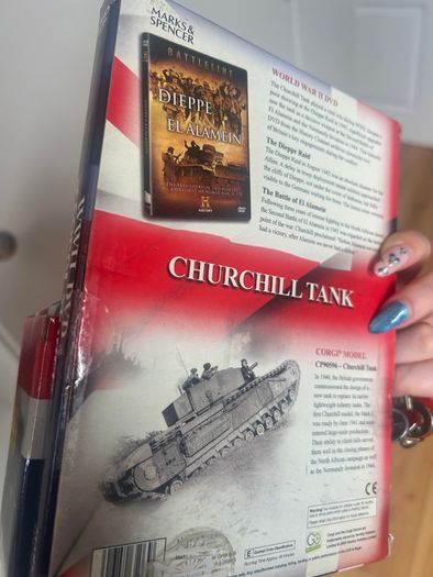 WWII DVD & Corgi Model