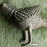 Vintage Dhokra Brass Crow Figurine or Ornament Lost Wax, Tribal India Cast Bronze (25 each) Image 9